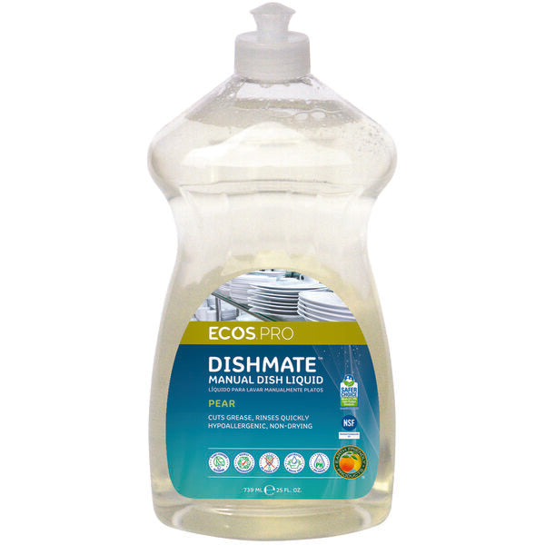 EARTH FRIENDLY ECOS® PRO DISHMATE® MANUAL DISH LIQUID, PEAR