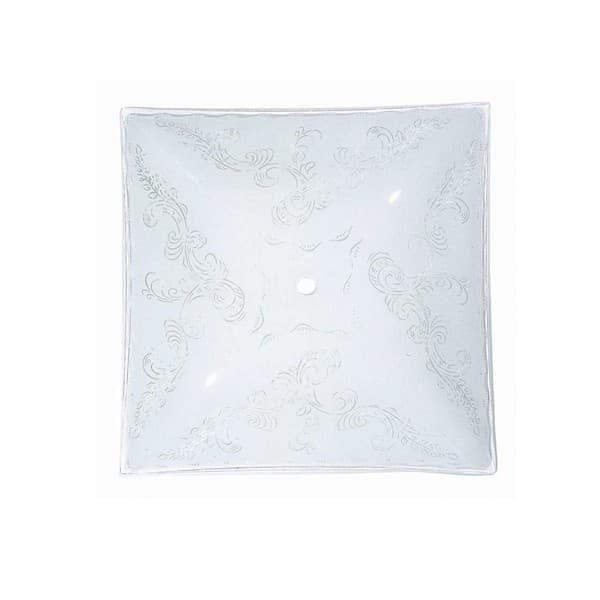 FIXTURE GLASS ONLY 12″ SQUARE