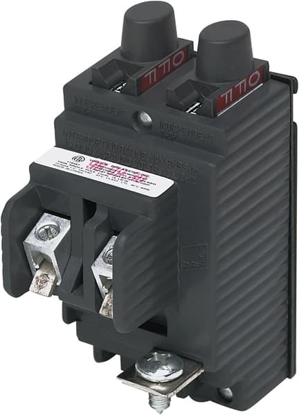 UBIP2020-NEW PUSHMATIC P2020 REPLACEMENT. TWIN 20 AMP CIRCUIT BREAKER