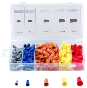 WIRE CONNECTOR ASSORTMENT 158 PC PROSOURCE 60209