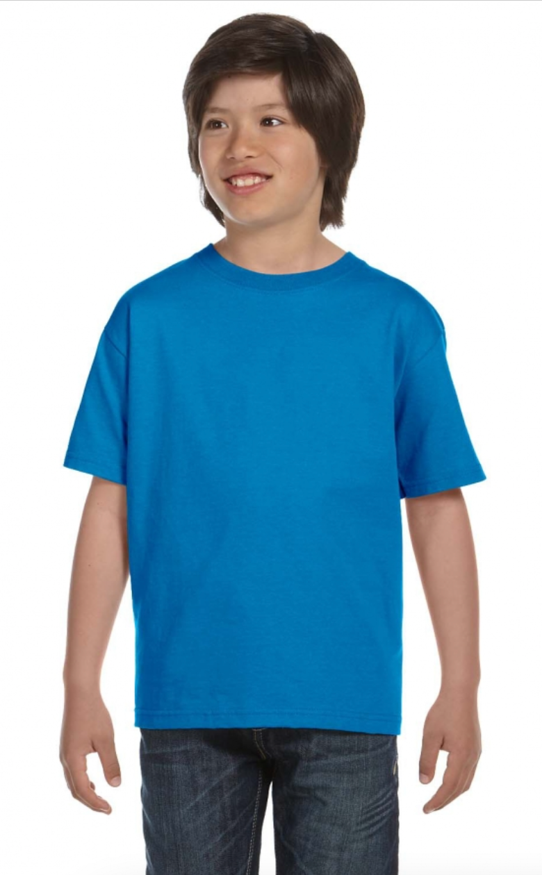 Gildan G800B Youth 5.5 oz., 50-50 T-Shirt