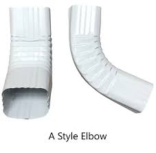 WHITE ALUM ELBOW 320127 2″X3″
