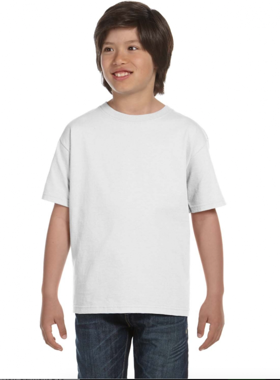 Gildan G800B Youth 5.5 oz., 50-50 T-Shirt