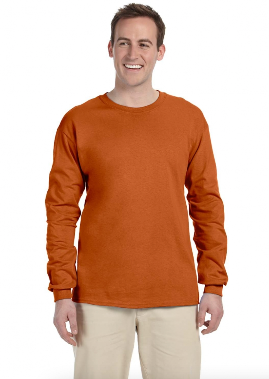 Gildan G240 Adult Ultra Cotton 6 oz Long-Sleeve T-Shirt