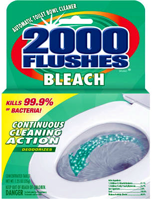 TOILT BOWL AUTO CLEANER 2000 FLUSHES 1.25OZ