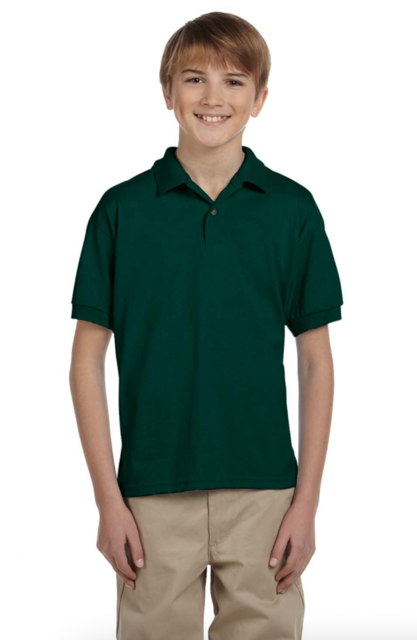 Gildan G880B Youth 6 oz., 50-50 Jersey Polo