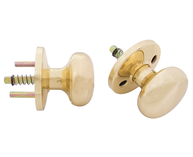 DOOR KNOB SOLID/ROSE ASSEMBLY W/SPRING&SPINDLES K6220