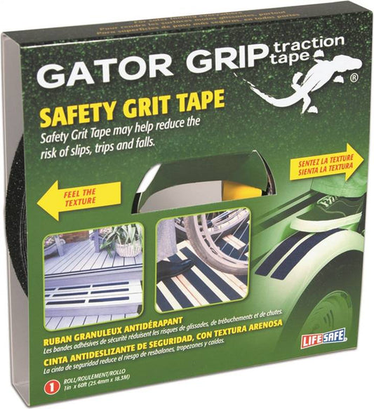TAPE ANTI-SLIP SAFETY 1″X60′ GATOR GRIP RE141 BLACK