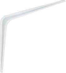 WHITE SHELF BRACKET 10×12