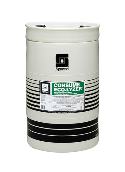 SPARTAN CONSUME ECO-LYZER DISINFECTANT, 30 GAL DRUM
