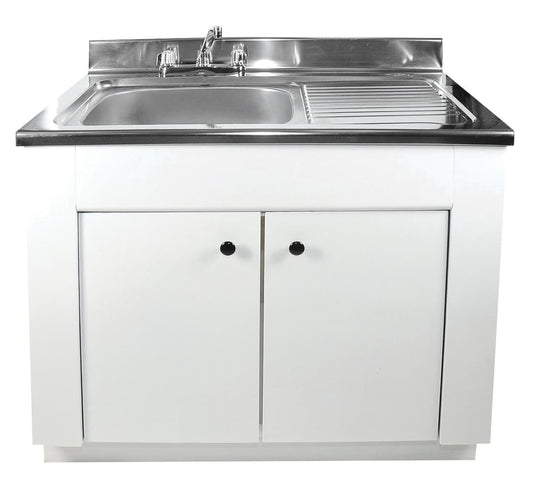 BASE CABINET 42″RH/W-SS-TOP