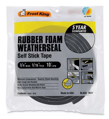 WEATHER STRIP 3/4X5/16″ HIGH