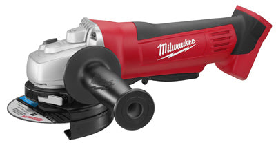 MILWAUKEE M18 2680-20 CUT-OFF GRINDER, TOOL ONLY, 18 V, 1.4 AH, 5/8-11 SPINDLE, 4-1/2 IN DIA WHEEL, 9000 RPM SPEED