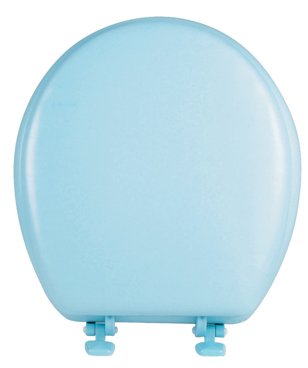 TOILET SEAT PADDED BLUE