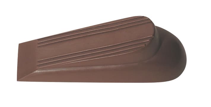 DOOR STOP RUBBER WEDGE 2/PK