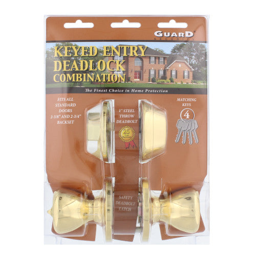 LOCKSET GUARD DEADBOLT/ENTRY
