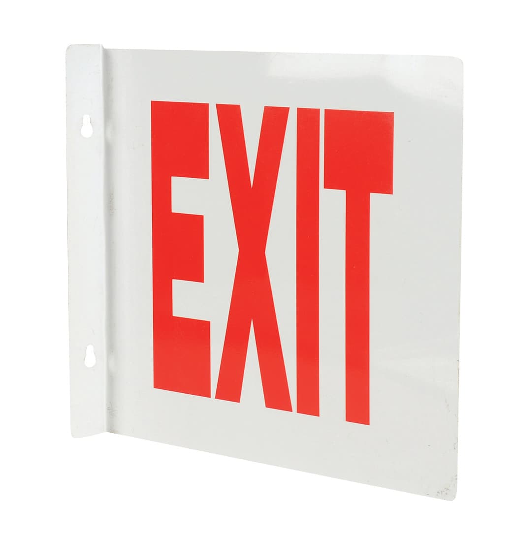 EXIT SIGN WALL MOUNTED