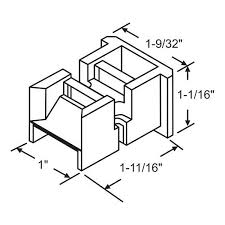 WINDOW SASH GUIDE BLACK 60-648