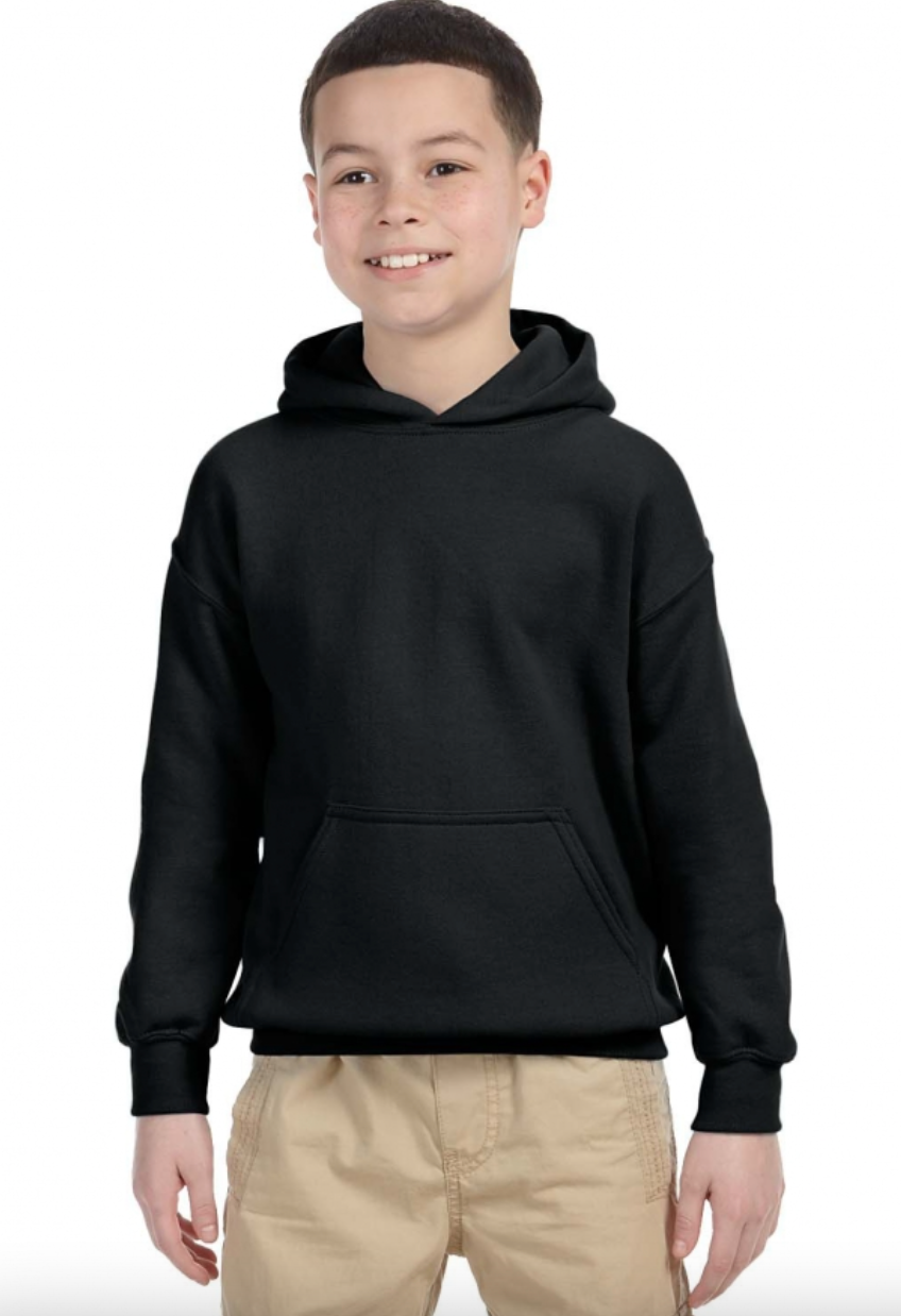 Gildan G185B Youth Heavy Blend 8 oz., 50 50 Hood