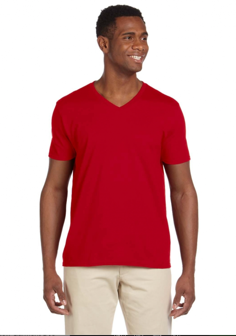 Gildan G64V Adult Softstyle® 4.5 oz. V-Neck T-Shirt