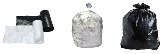 BAGS 40X48 BLACK 22MIC/150CS