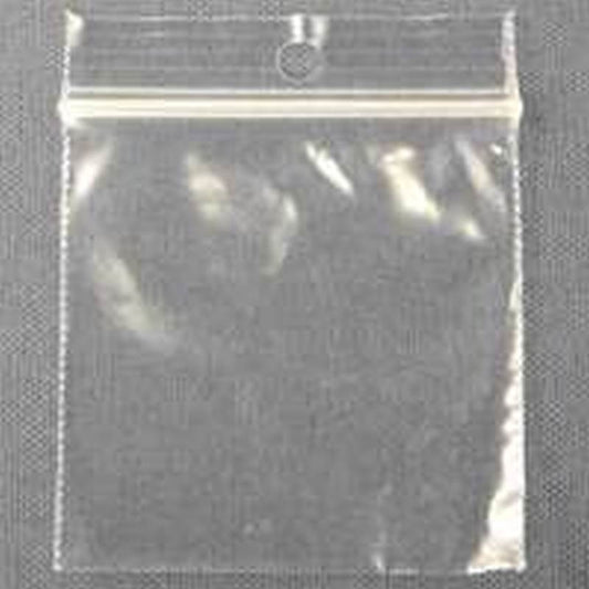 BAG PLASTIC RECLOSABLE ZIPPER 2″X3″ CLEAR 100PK 1177