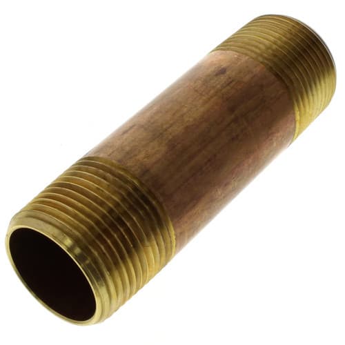 NIPPLE BRASS 1″X 4″