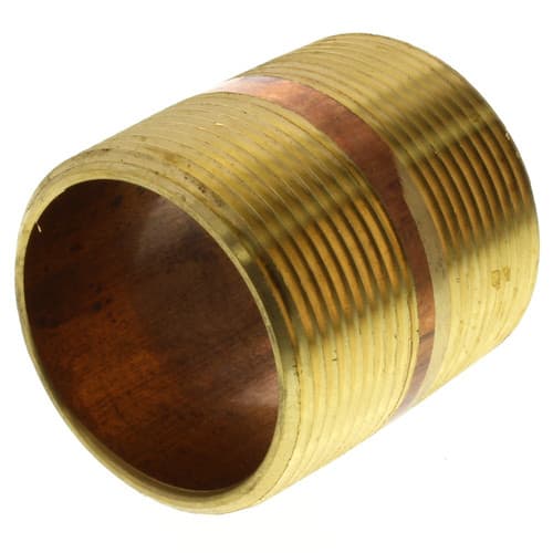 NIPPLE BRASS 1-1/2″X 2″