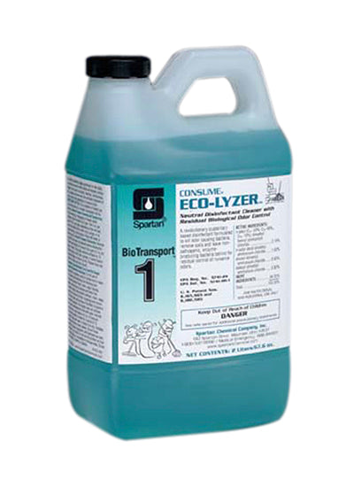 SPARTAN BIOTRANSPORT 1 CONSUME ECO-LYZER DISINFECTANT, 4 X 2 LTR