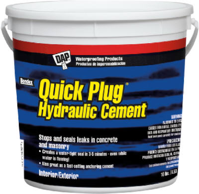 HYDRAULIC CEMENT QUICK PLUG 10LB DAP