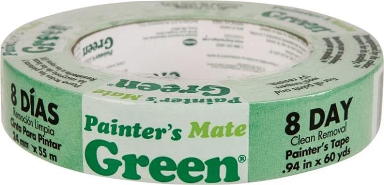 TAPE MASKING GREEN 1″ PAINTER