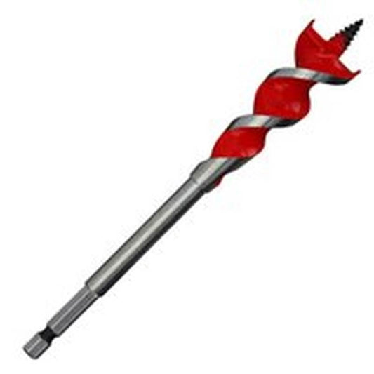 MILWAUKEE 48-13-0068 AUGER DRILL BIT, 3/4 IN DIA, 6-1/2 IN OAL, 1/4 IN DIA SHANK, HEX SHANK