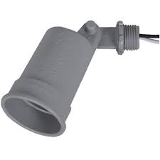 WEATHERPROOF PORC LAMPHOLDER