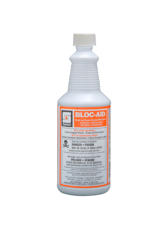 SRARTAN BLOC-AID DRAIN CLEANER 738003 12/QTS RTU