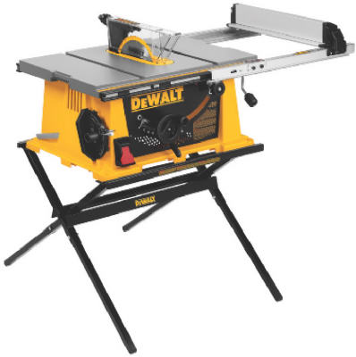 DEWALT TABLE SAW 10″ W/ STAND DWE7490X