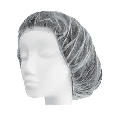 HAIRNET WHITE MESH 100-PK