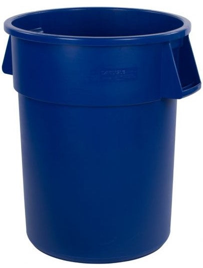 RUBBERMAID 55GAL BLUE CAN ROUND