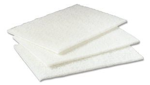 3M 98 LIGHTT DUTY WHITE PADS 60/CS 6″X9″