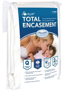 BED BUG PILLOW COVER STD/QU EATON ENCASEMENT