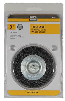 WIRE WHEEL BRUSH 3″