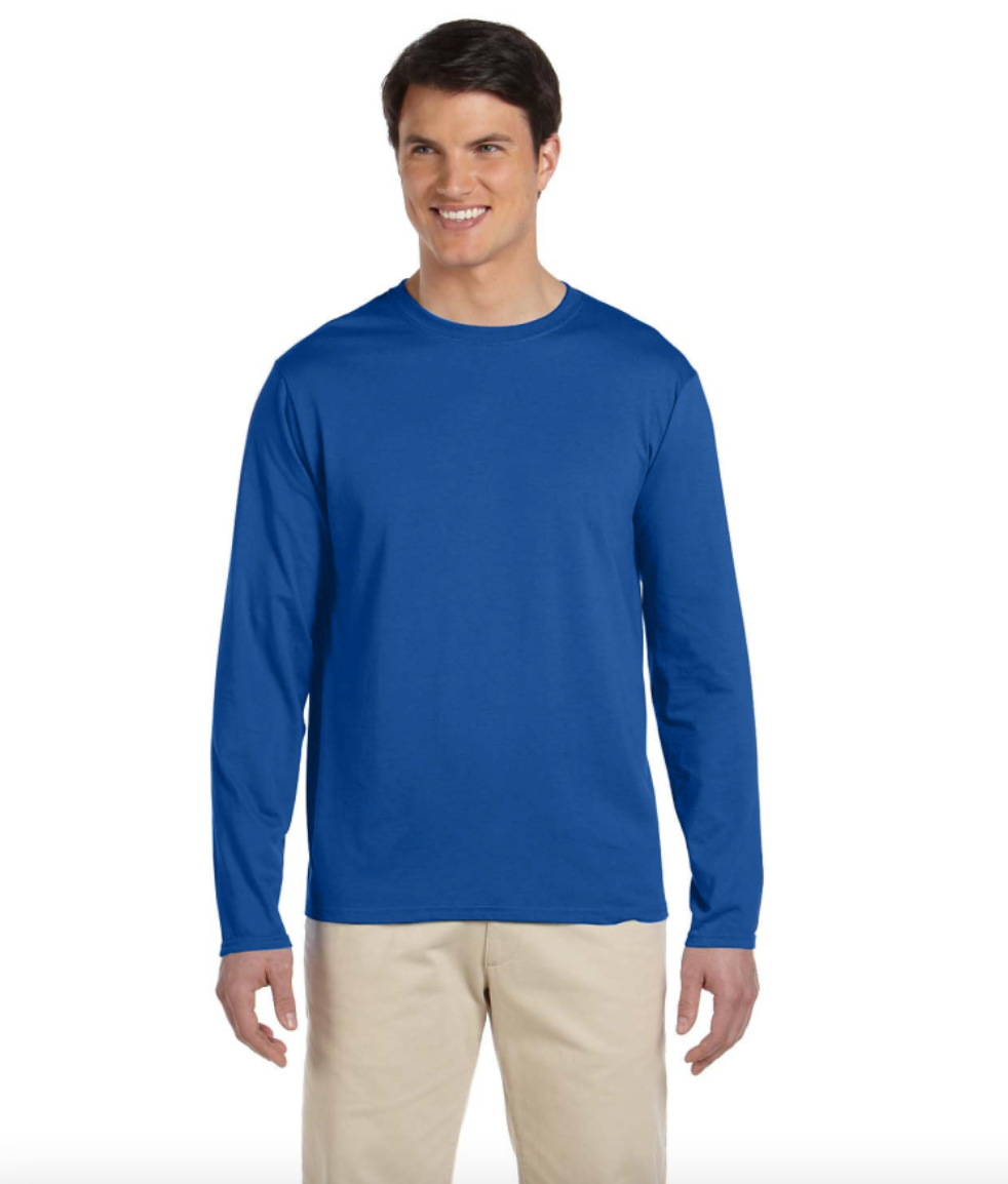 Gildan G644 Adult Softstyle® 4.5 oz. Long-Sleeve T-Shirt