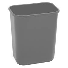 1358 GREY WASTEBASKET
