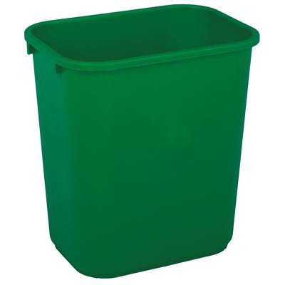 WASTEBASKET 28-1/4 QT 2818 GREEN