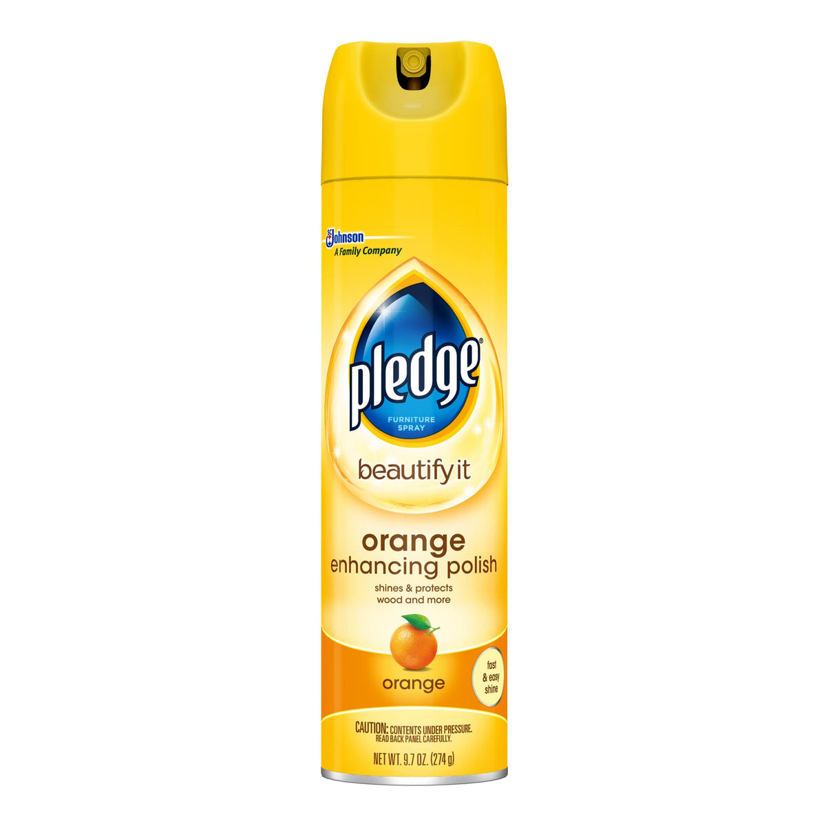 SC JOHNSON® PROFESSIONAL® PLEDGE® ENHANCING POLISH ORANGE 9.7OZ