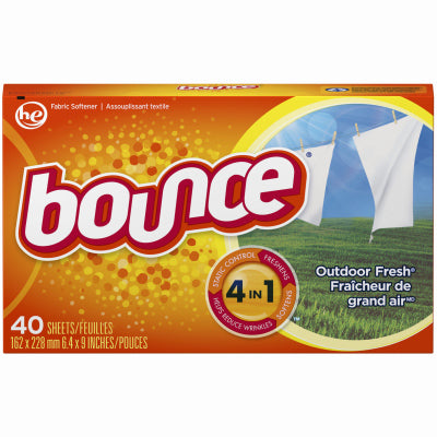 BOUNCE DRYER SHEETS OUTDOOR FRESH12/40CT.