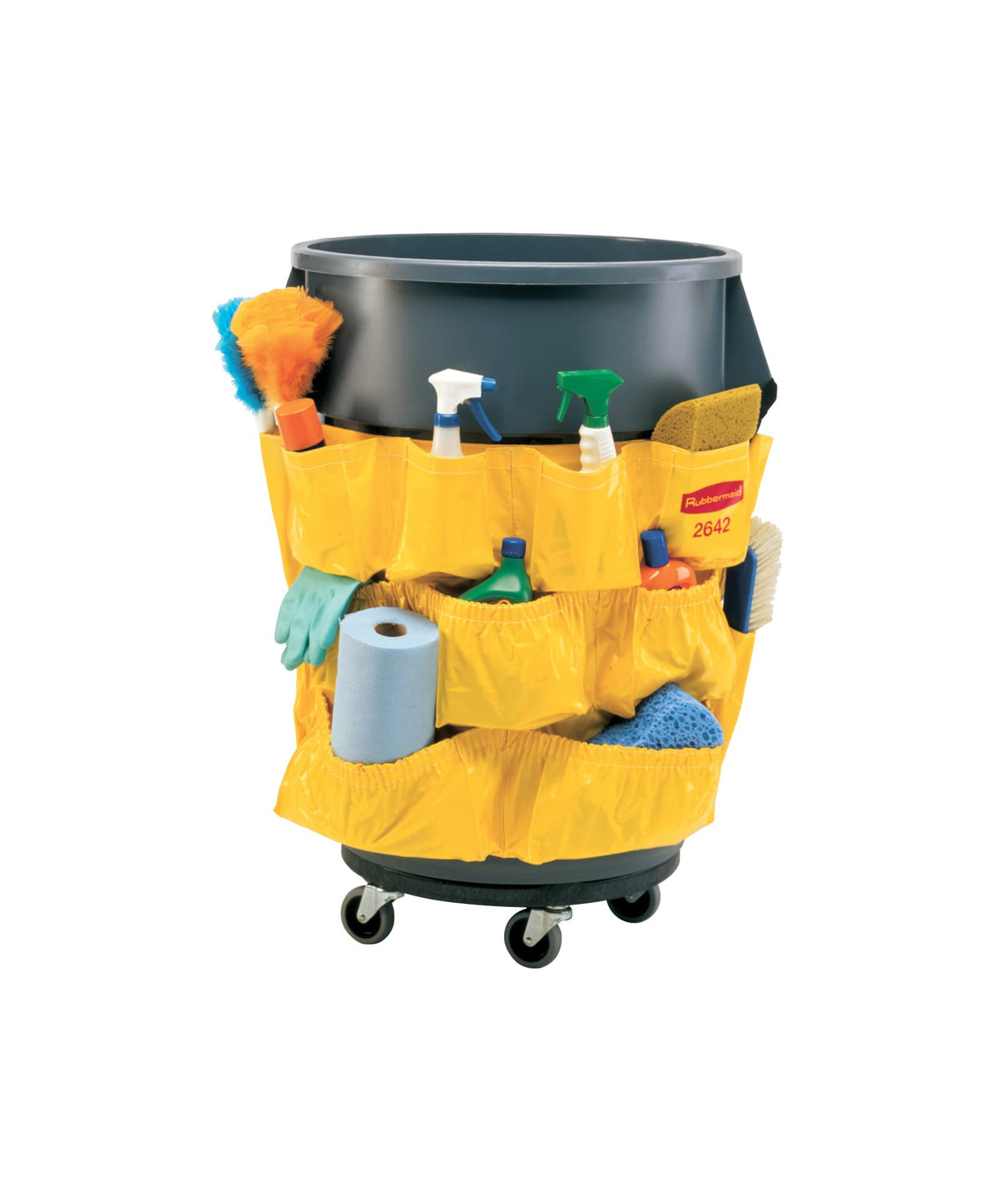 RUBB BRUTE CADDY BAG YELLOW FITS 32GL AND 44GL PAIL