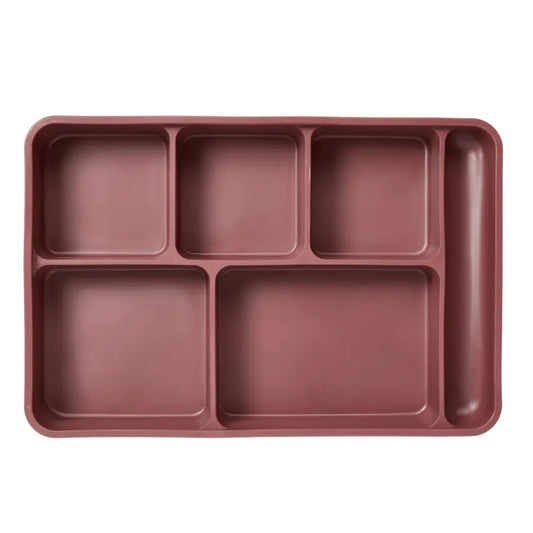 6 Compartment Meal Tray-24 per case