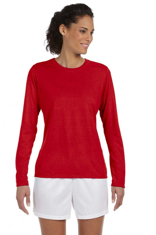 Gildan G424L Women's Performance® Women's 5 oz. Long-Sleeve T-Shirt