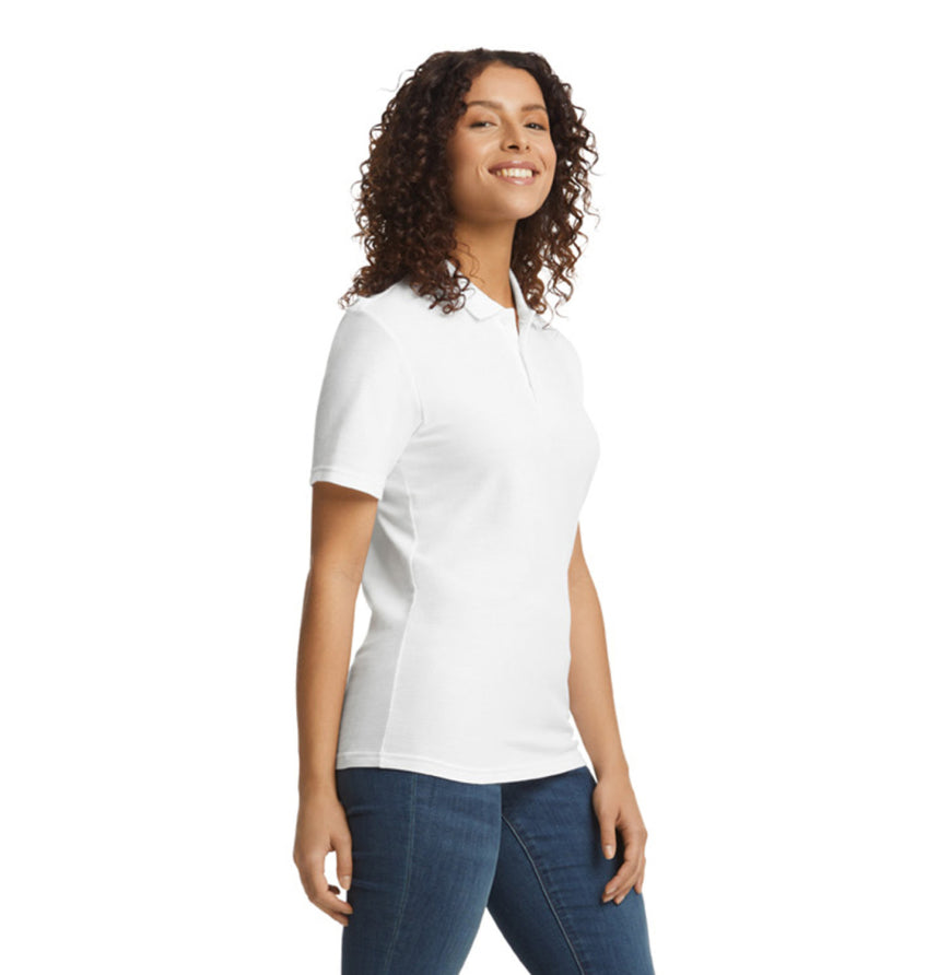 Ladies' Softstyle Double Pique Polo