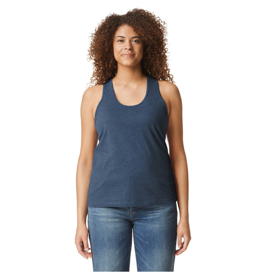 Gildan G642LCVC Ladies' Softstyle CVC Racerback Tank